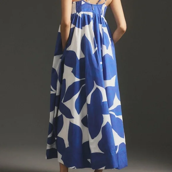 NWT | Anthropologie Sleeveless Babydoll Midi Dress | sz M - Picture 4 of 8